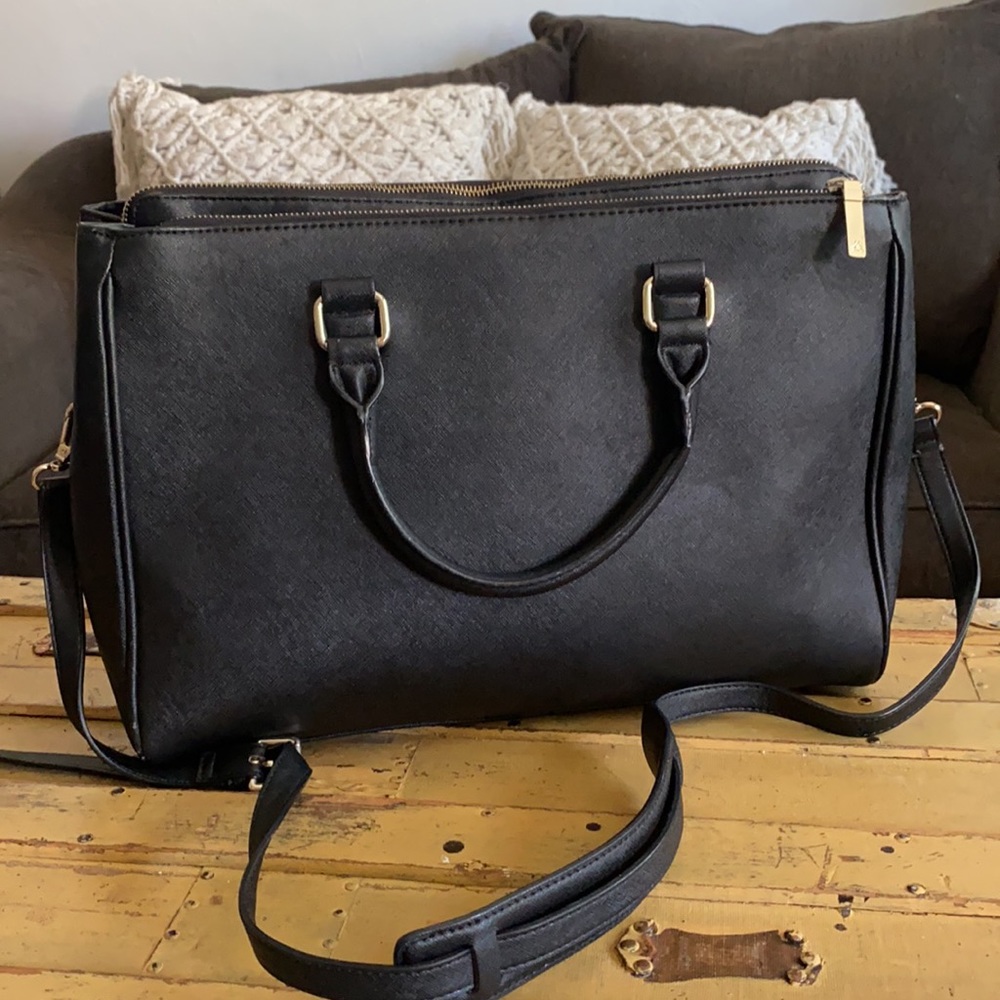 ZARA VEGAN WORK BAG BRIEFCASE BAG SHOULDER STRAP